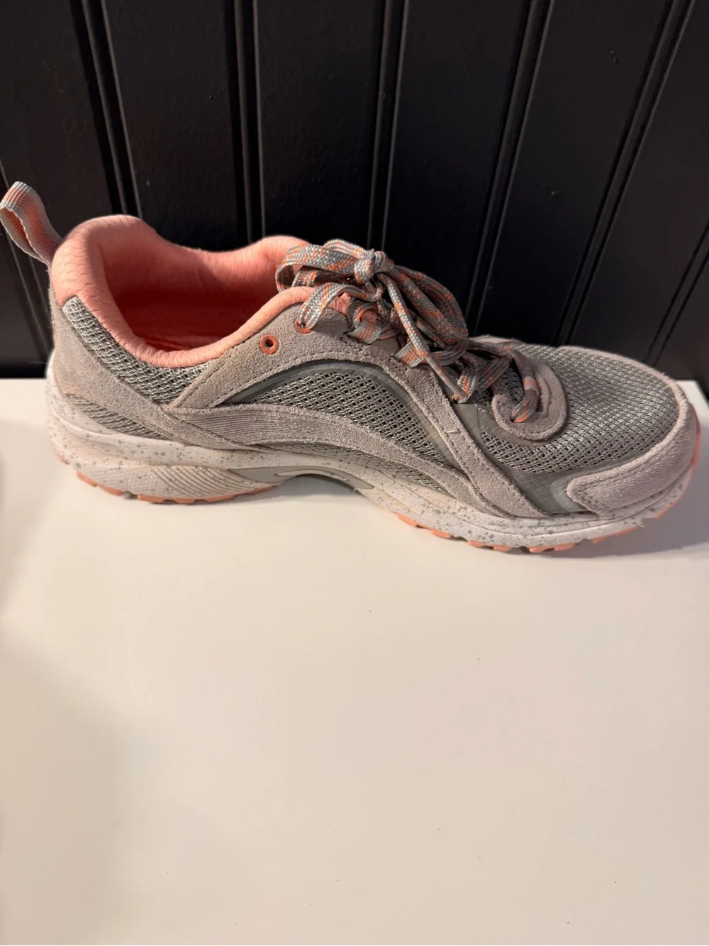 Ryka Women's Gray and Pink Athletic Sneakers
